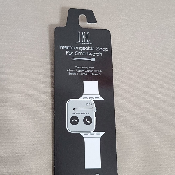 I.N.C. Black Rainbow Chevron Silicone strap band - Picture 9 of 9